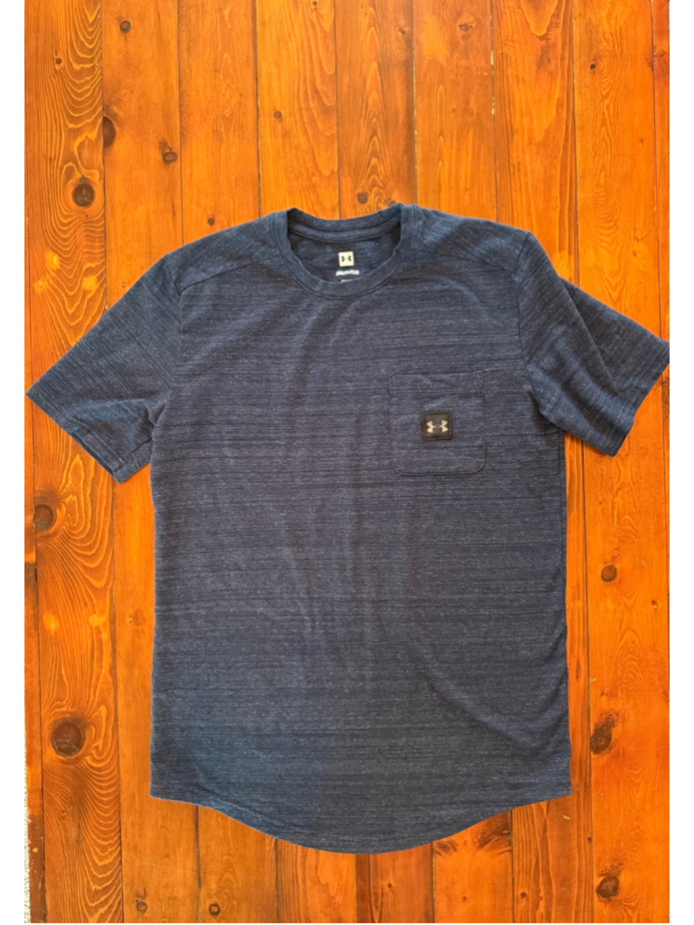 Men's Under Armour Short Sleeve Pocket Tee, Size S, Blue